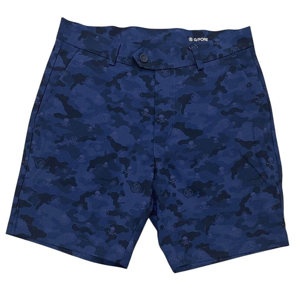 G/FORE Golf Shorts Men 30 Twilight Camo Skull & Crossbone Performance Luxury NWT
